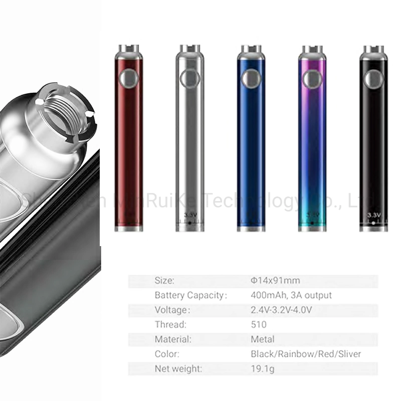 510 Thread Vape Battery Preheating Pens Variable Voltage Cartridges Tank for Thick Oil Cart Vape Support OEM/ODM Order