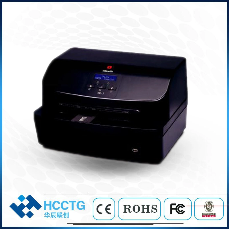 Wholesale/Supplier High quality/High cost performance  Black 24 Pin Olivetti MB-2 Bank Passbook Printer DOT Matrix with LCD Screen and A4 Duplex Scanner