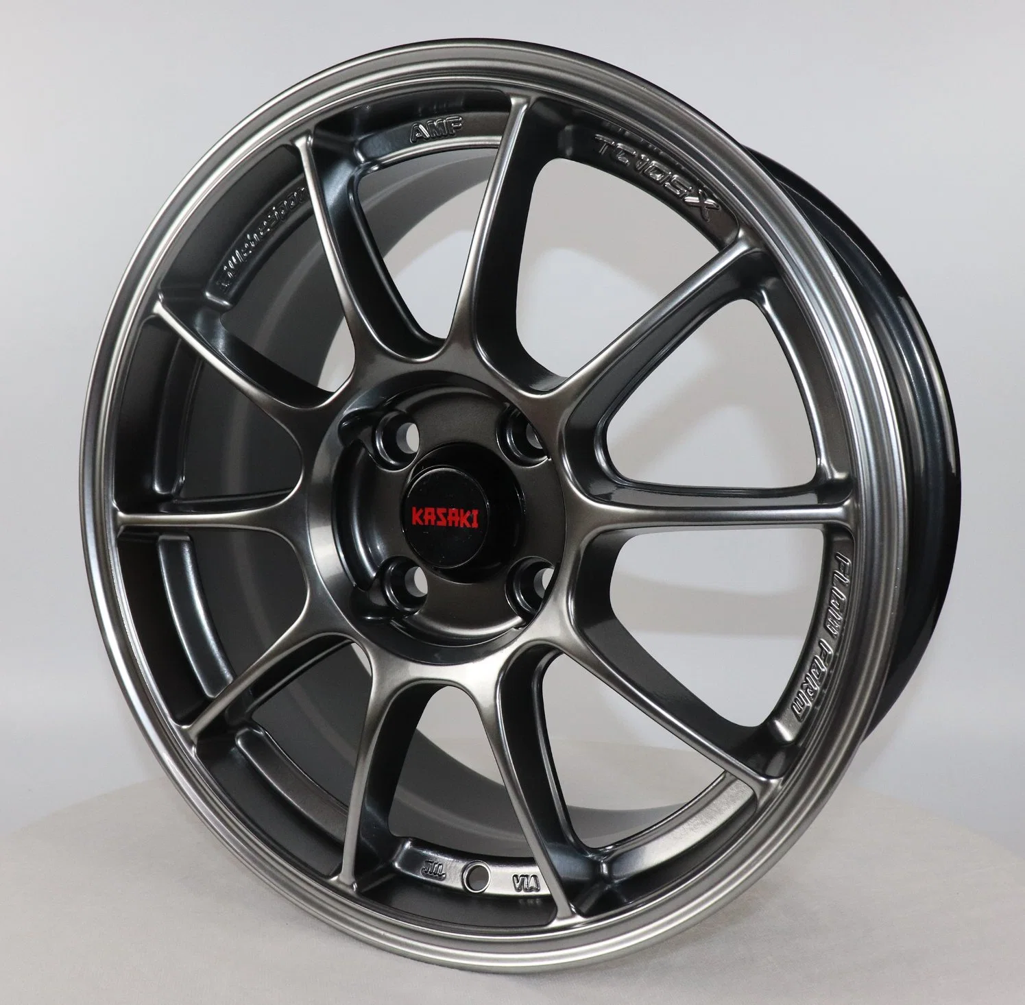 High Performance Modification Rims 15 16 17 Inch 4 Holes 5 Holes Aluminum 4X100 4*114.3 5X100 5X114.3 Custom Car Alloy Wheel