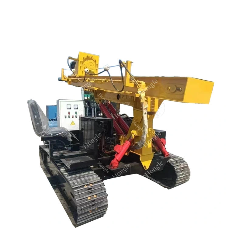 Best Sell Pile Ramming Crawler Solar Pile Driver for Engineering Construction