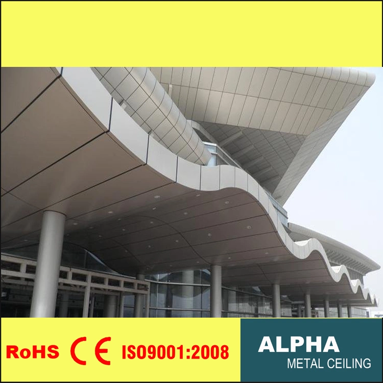 Metal Suspended False Tile Glass Fiber Wool Aluminum Composite Ceiling