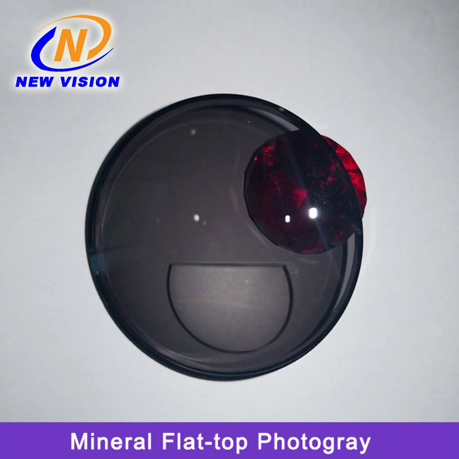 1,523 lente mineral bifocal con acabado fotográfico plano semiacabado, lente óptica de Sfft fotocrómica