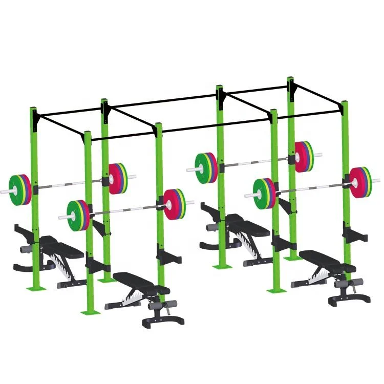 Salle de Gym Fitness Station multi fonction tirez Racks Rig permanent