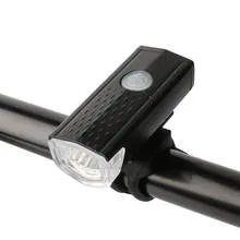 Luz de bicicleta recarregável por USB, luz de aviso LED, luz traseira para ciclismo noturno em montanhas.
