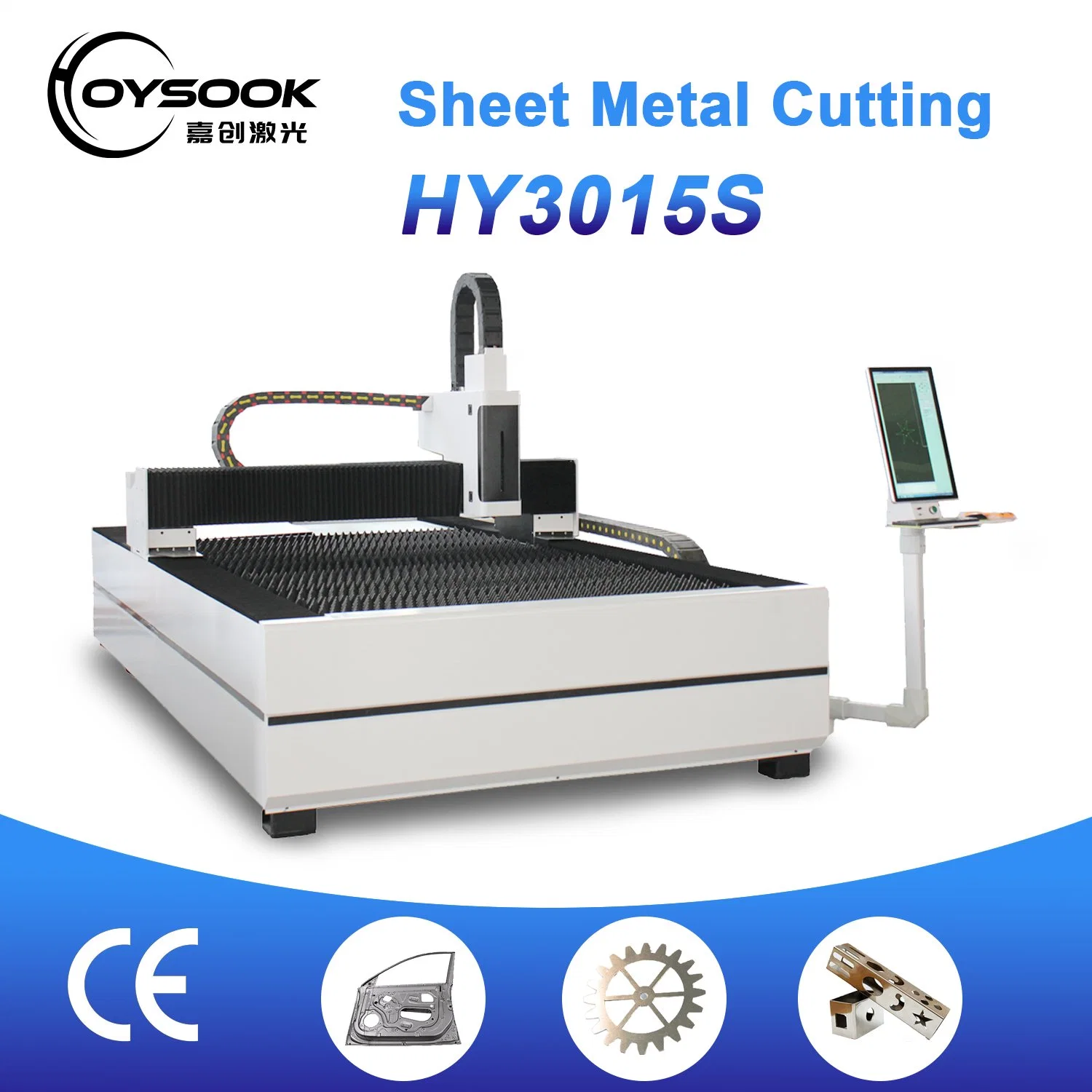 3015 3000W Steel Laser Cutting Equipment Price with Raytools Bm110 for Aluminum