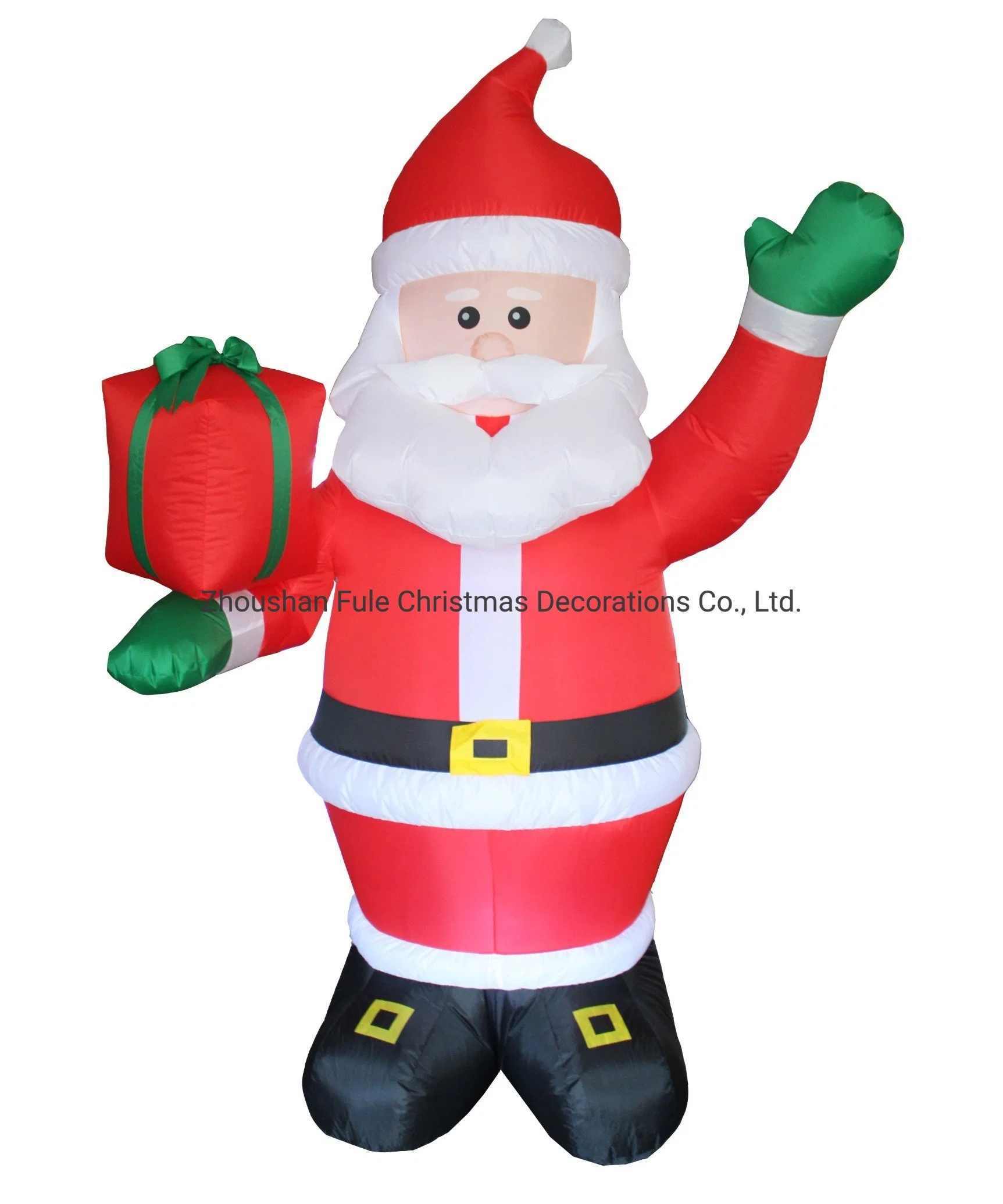 Giant Christmas Inflatable Santa with Present FL21QS-196
