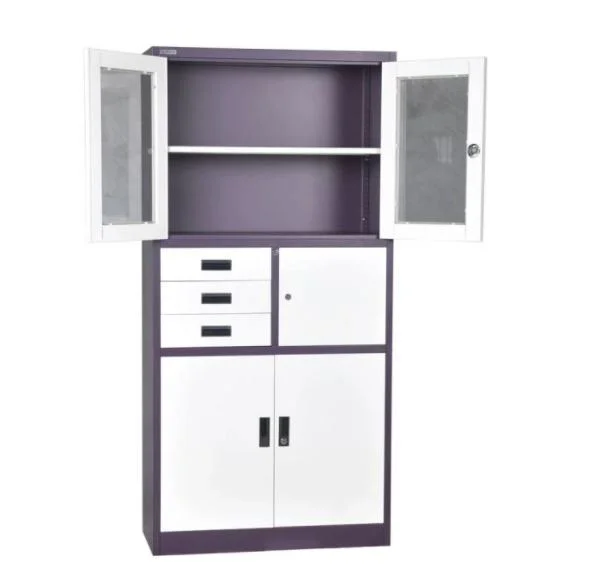 2 Door Gym Cabinet Locker Used Metal Steel School Locker for Sale Manufacture Supplier Factory