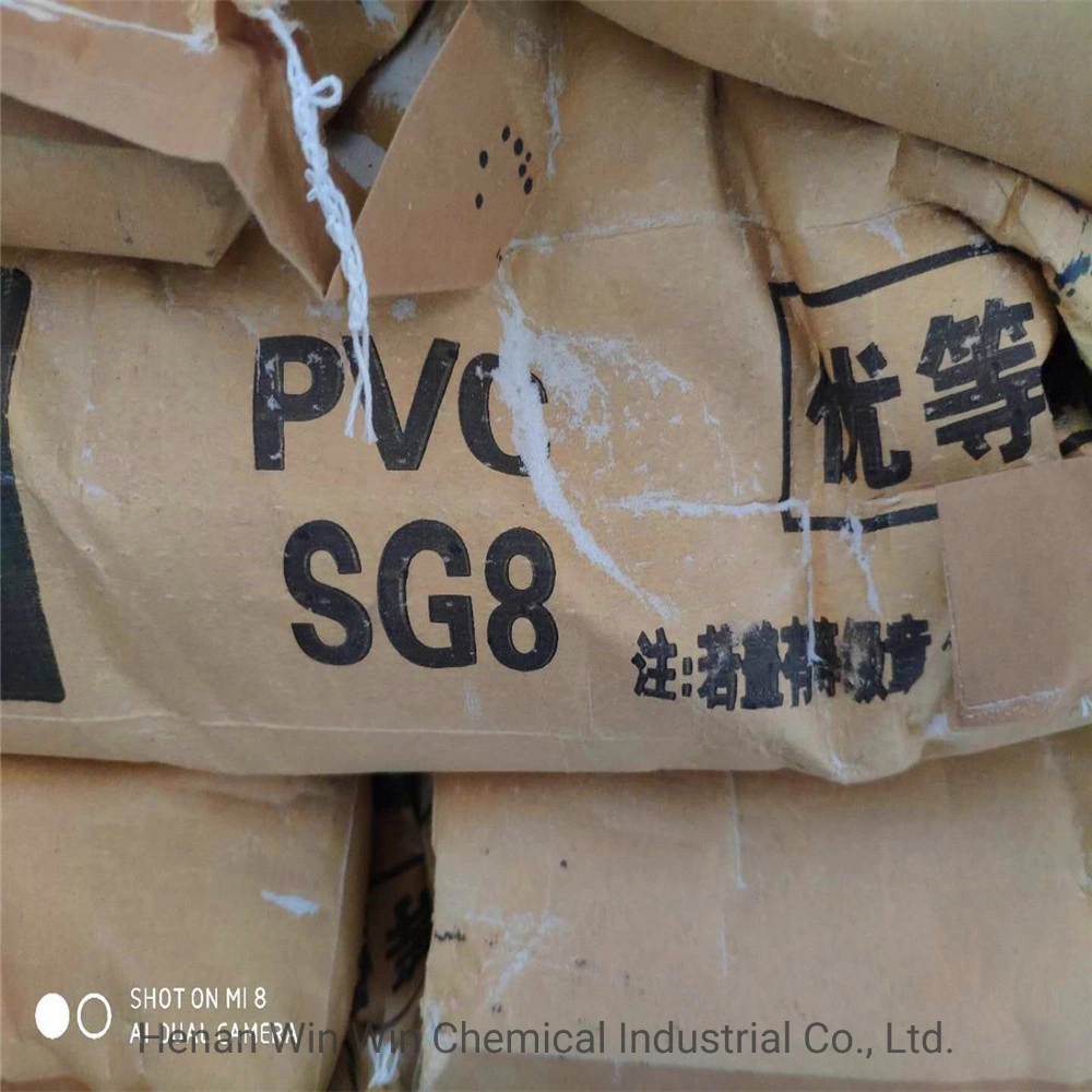 La resina de PVC SG8 K59-55 No CAS 9002-86-2