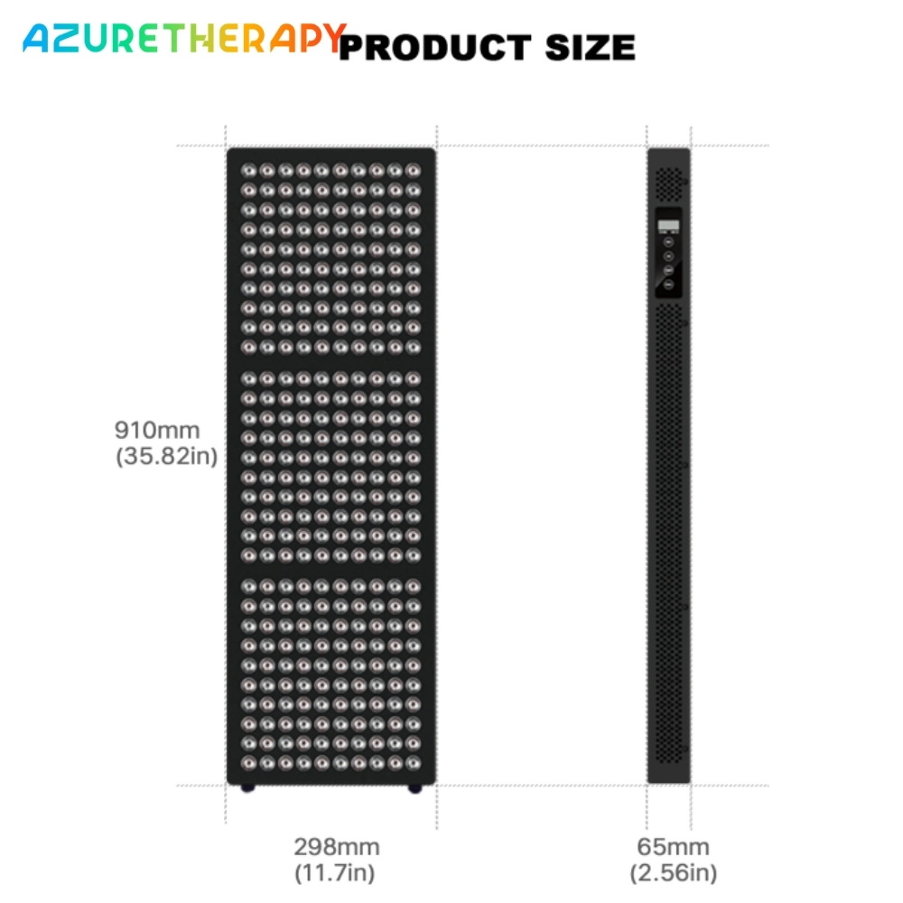 Produits de soin 1500W 5longueurs d'onde 300pcs LED Panneau infrarouge Appareil de thérapie de lumière rouge de la beauté de l'équipement