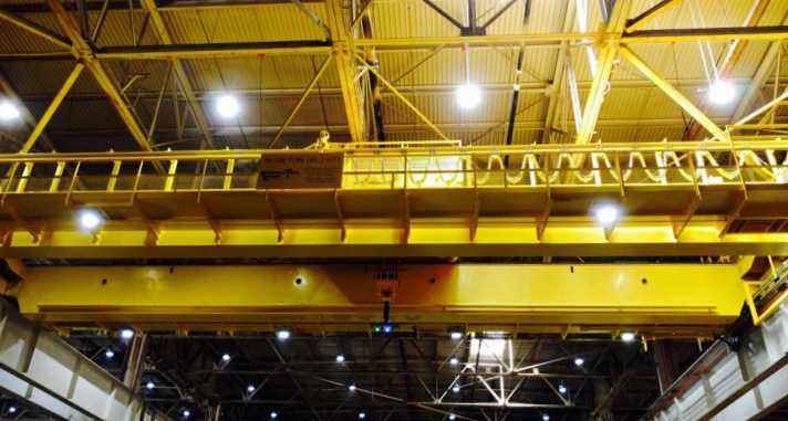 60W Overhead Crane Lighting LED Spotlight Warning System for Industry Warehouse