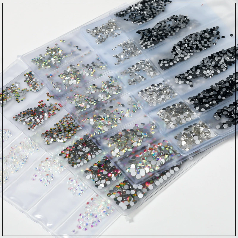 Diamant für Maniküre Flat Bottom ab Glas Diamant Nail Art Strass