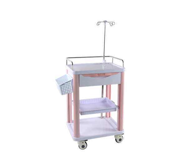 Emergency Trolley Medical Plastic Emergency Cart New Products Hospital Trolley Function