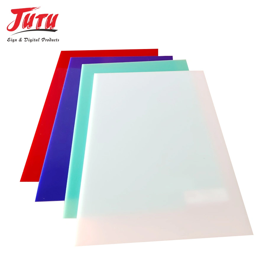 1~20mm Thickness Solid Surface Brilliant Colors Heat Resistant Cast Acrylic Sheet Clear Plexiglass