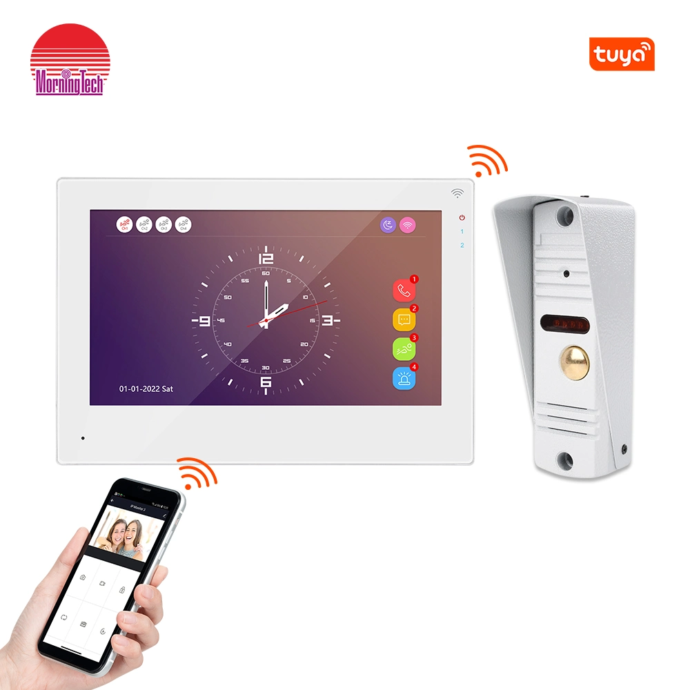 2020 Productos calientes Wireless timbre de la puerta WiFi Video portero inteligente Timbre de la puerta WiFi Video Intercom inalámbrico timbre de la puerta Cámara de Seguridad Bell 1080P