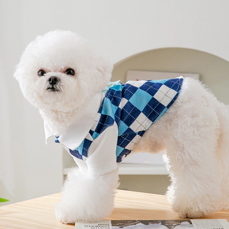 Estilo escolar novo design roupas de cão bonitinho Princesa vestidos de cão Produtos para animais de estimação