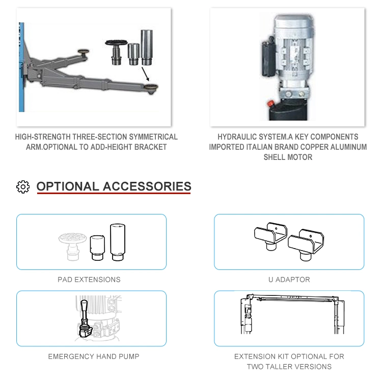 Hydraulic Garage Car Lift/Hydraulic Lift/Wheel Alignment Machine 3D/Four Post Lift/Hoist Lift/Motorcycle Tire Changer Portable/Elevadores Rotary Lift/Car Lift