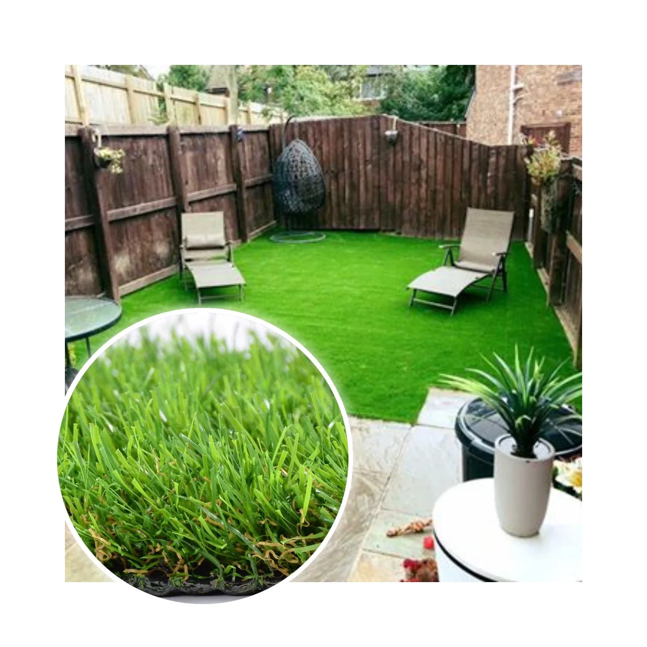 Factory Best-Selling Artificial Grass Outdoor Garden Lawn Decoration Leisure Synthetic Grass