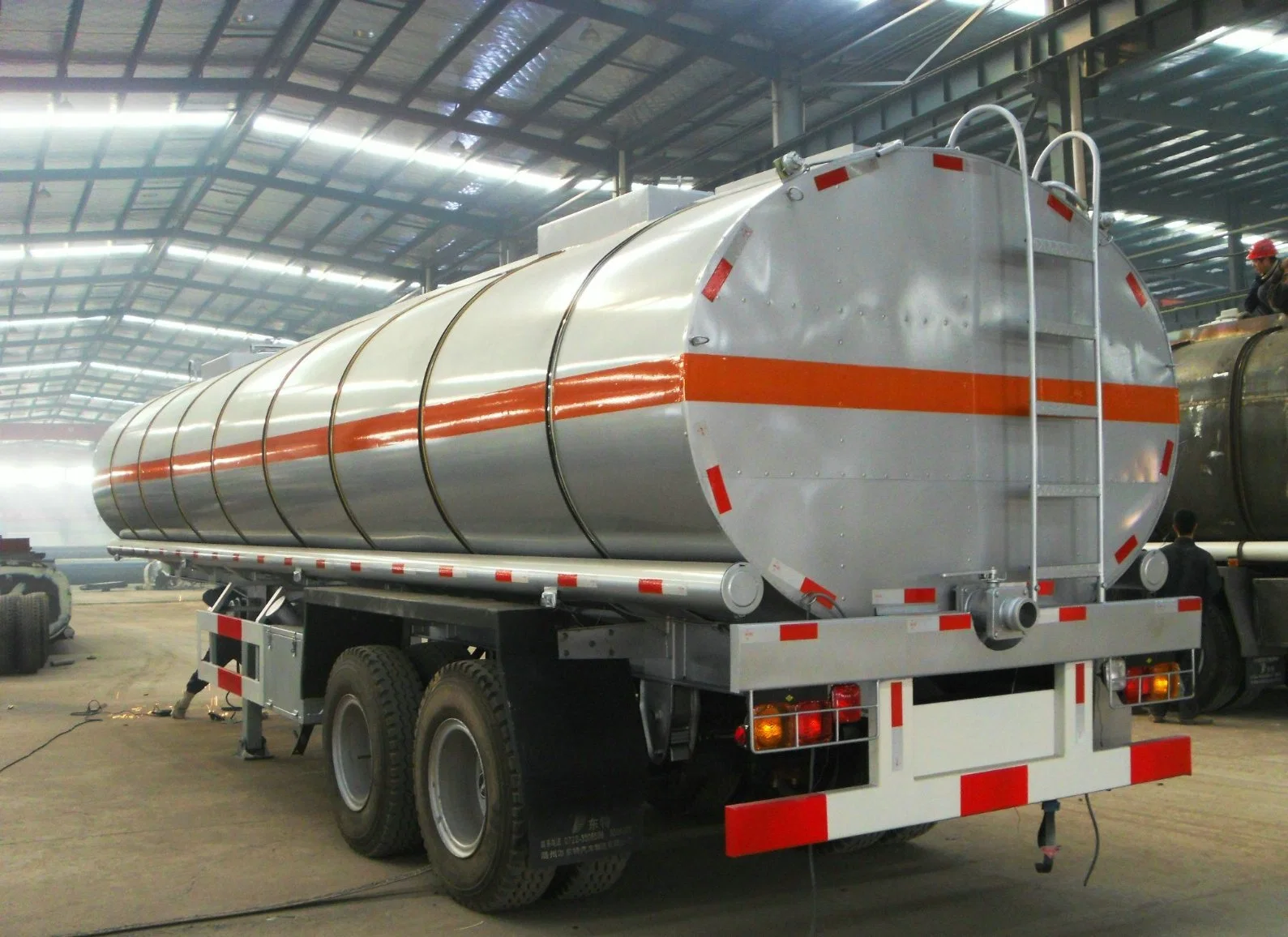 30t -38t Stainless Tanker Trailer Insulated Steam Heating System for Transport Hot Liquid Coal Tar Oil, Crude Oil, Waxs Chemcial