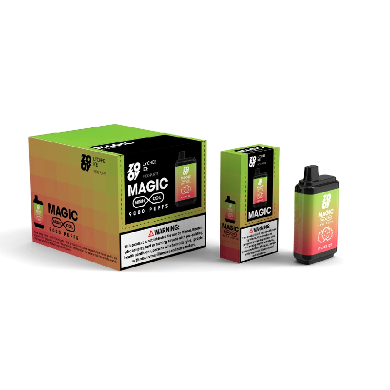 OEM stylo vaporisateur personnalisé Vente en gros Prix jetable Vape Pen Smart Vapanda Zooy Magic 9000 Puffs