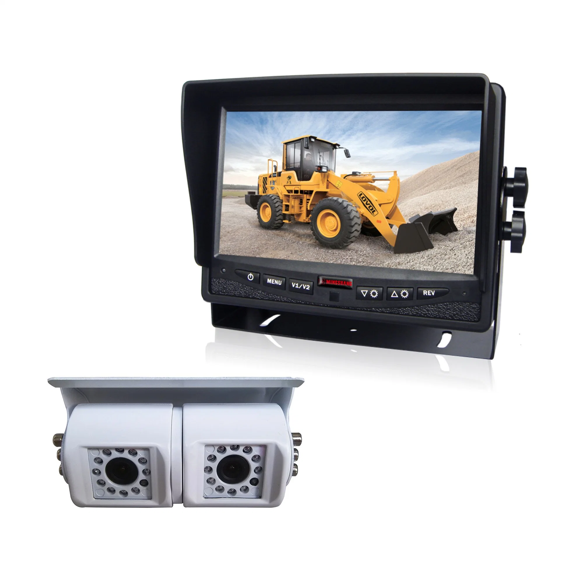 Car Wireless Rear View Camera System with 7inch 2CH Monitor