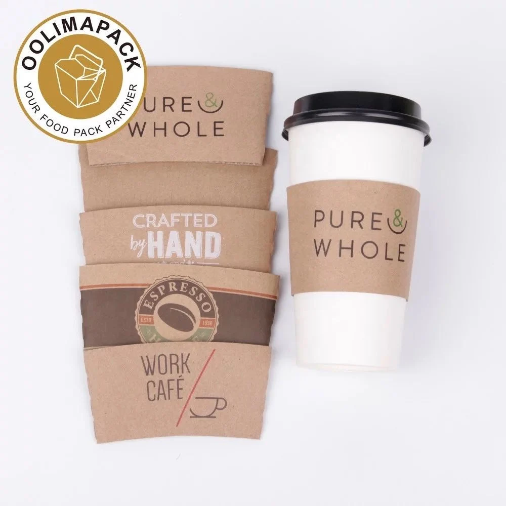 4/8/12/16 Oz Customized Logo Eco-Friendly 18 PE Coated Tea Paper Cup Wholesale Disposable Coffee Paper Cups with Lid