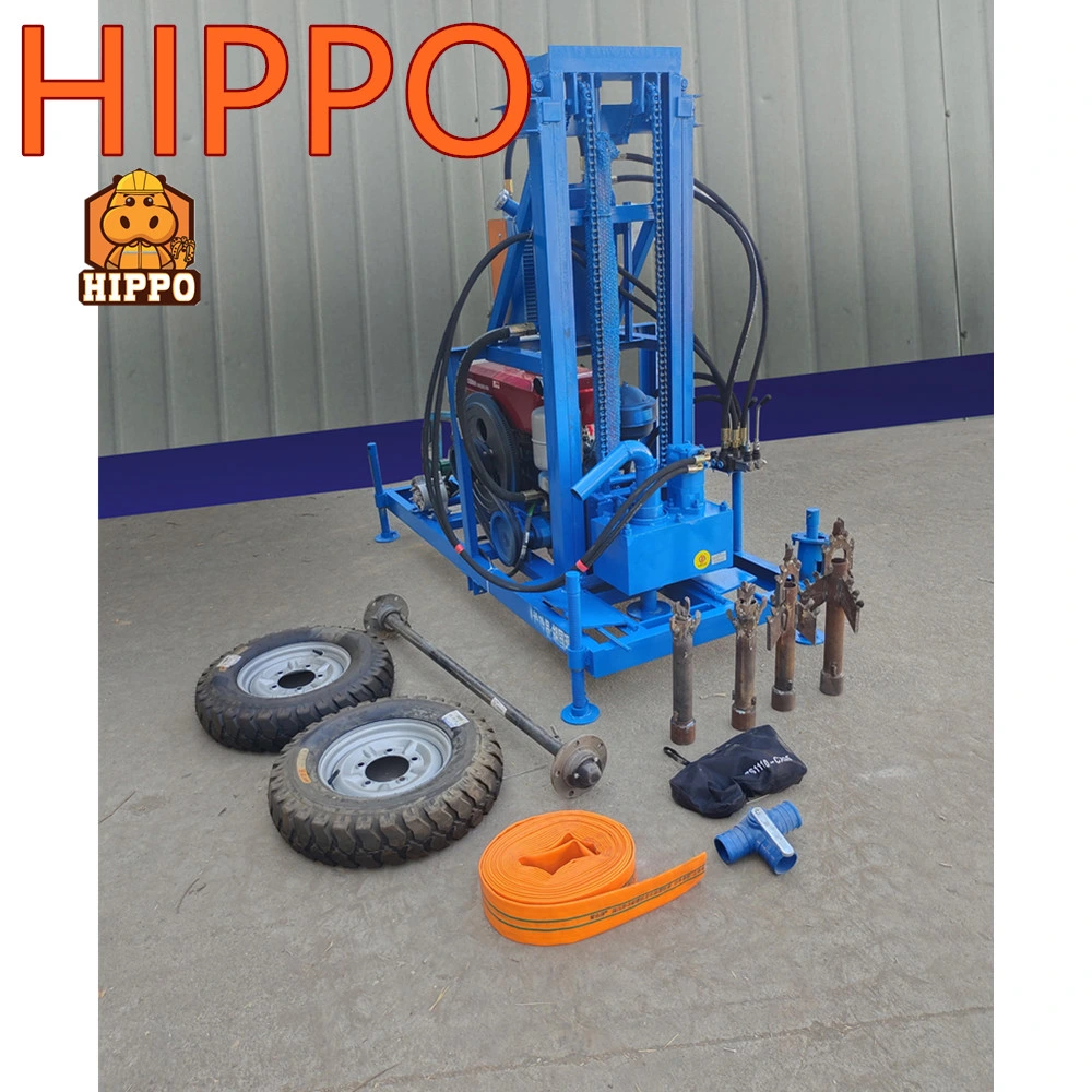Hydraulic Crawler Type Borehole Water Well Drilling Machine Rig Mine Drilling Rig