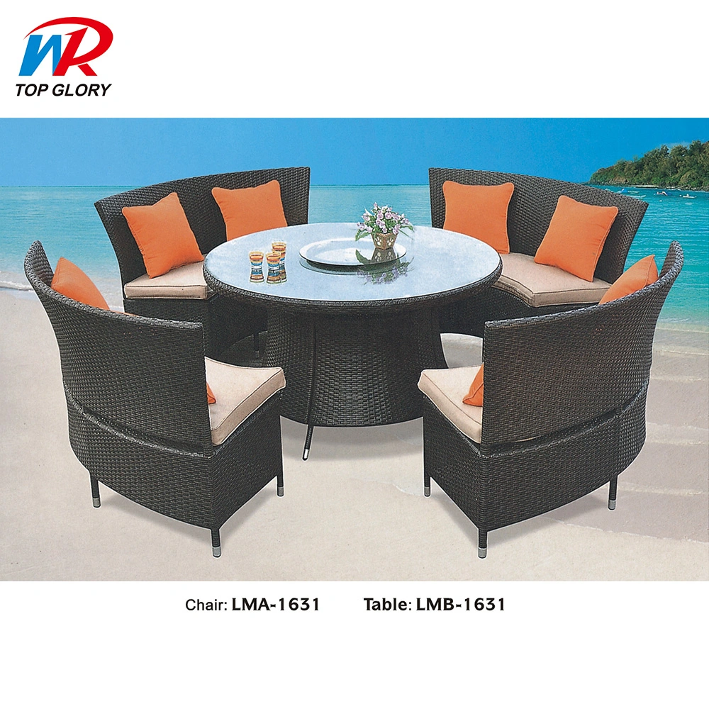 Garden Furniture Outdoor Aluminum Armchair Rattan Chair Garden Sets