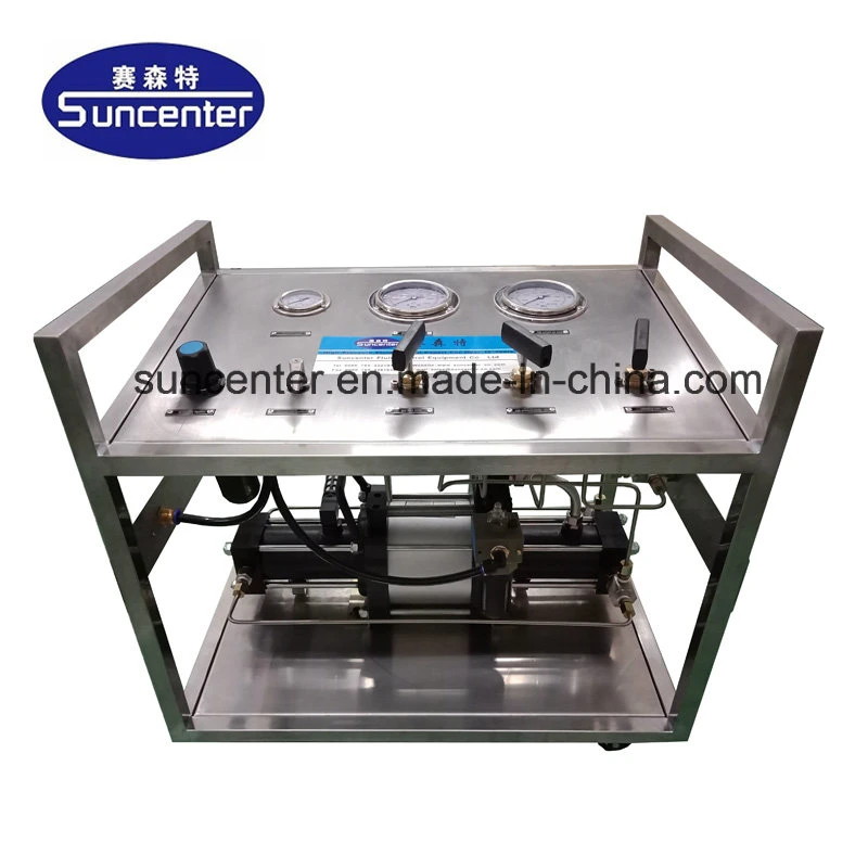 Widly Used Model: Dgd60 300-480 Bar Output Portable High Pressure Nitrogen Pneumatic Power Pack for Gas Testing