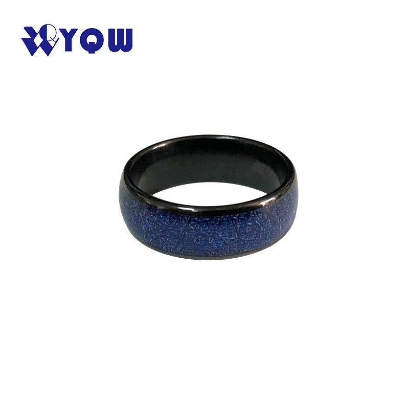 Access Control Card Multifunctional Waterproof NFC Ring Mini 13.56MHz Ceramic RFID Smart Ring