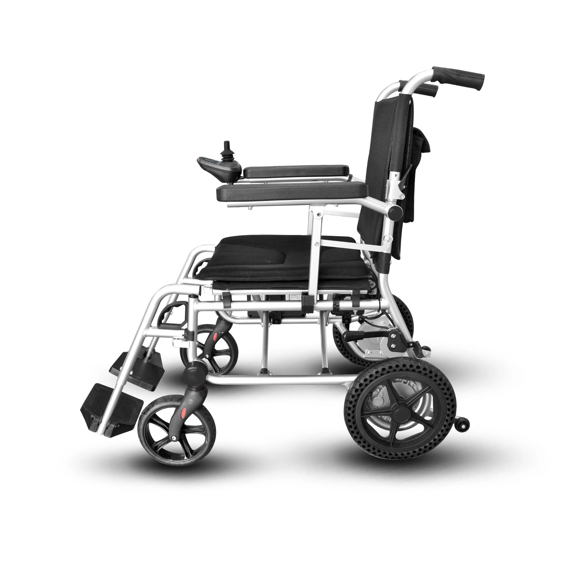 L'équipement médical en alliage aluminium pliable Prix en fauteuil roulant électrique pour les personnes handicapées