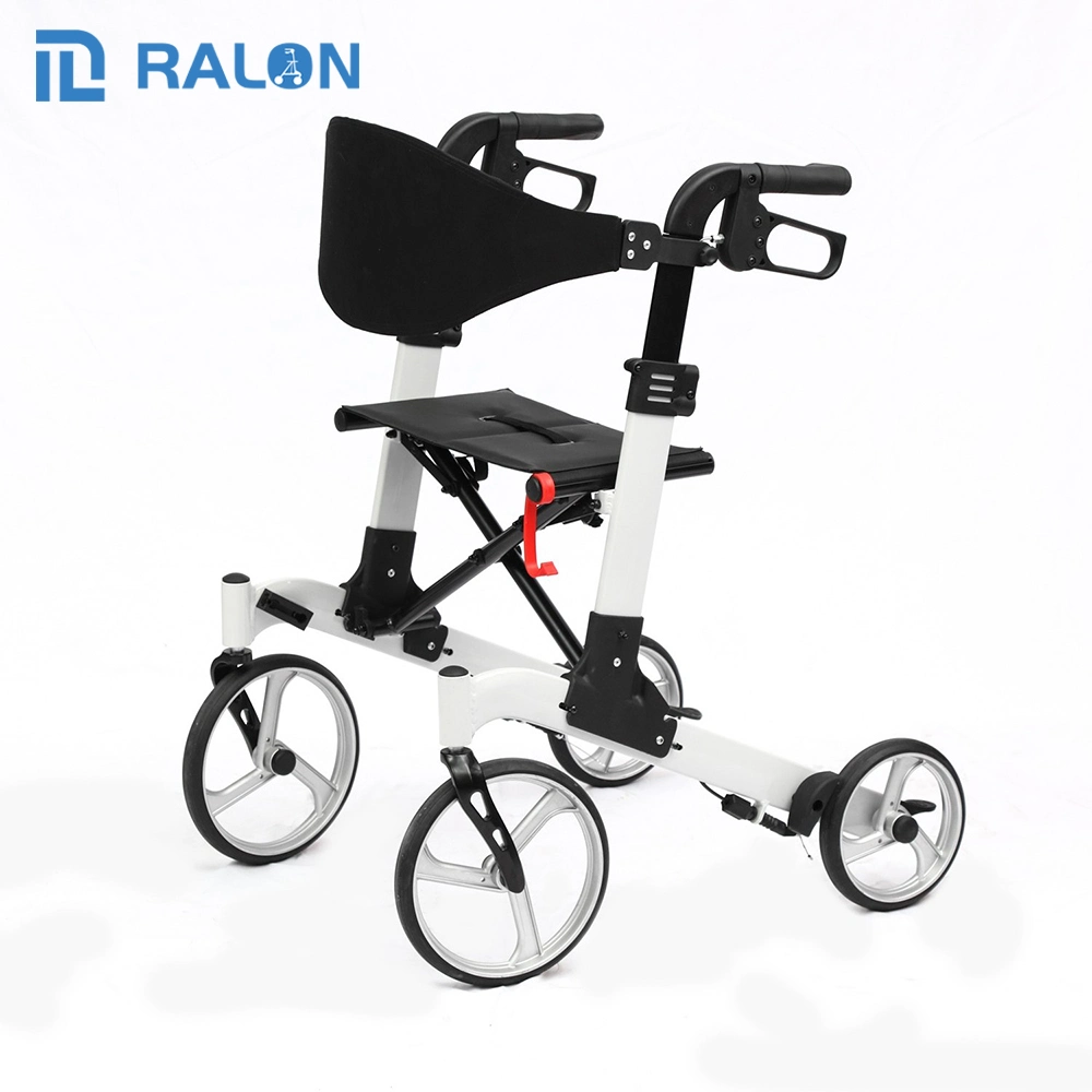 Ajustable de alta calidad al aire libre Nuevo Diseño Plegado doble Rollator