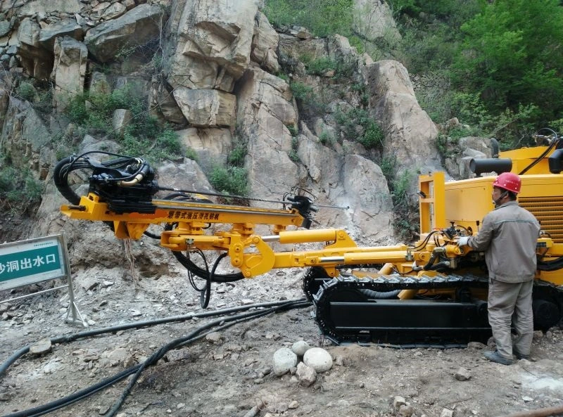 Gp410 Sembradora neumática Top-Hammer para perforación de barrenos de voladura a cielo abierto