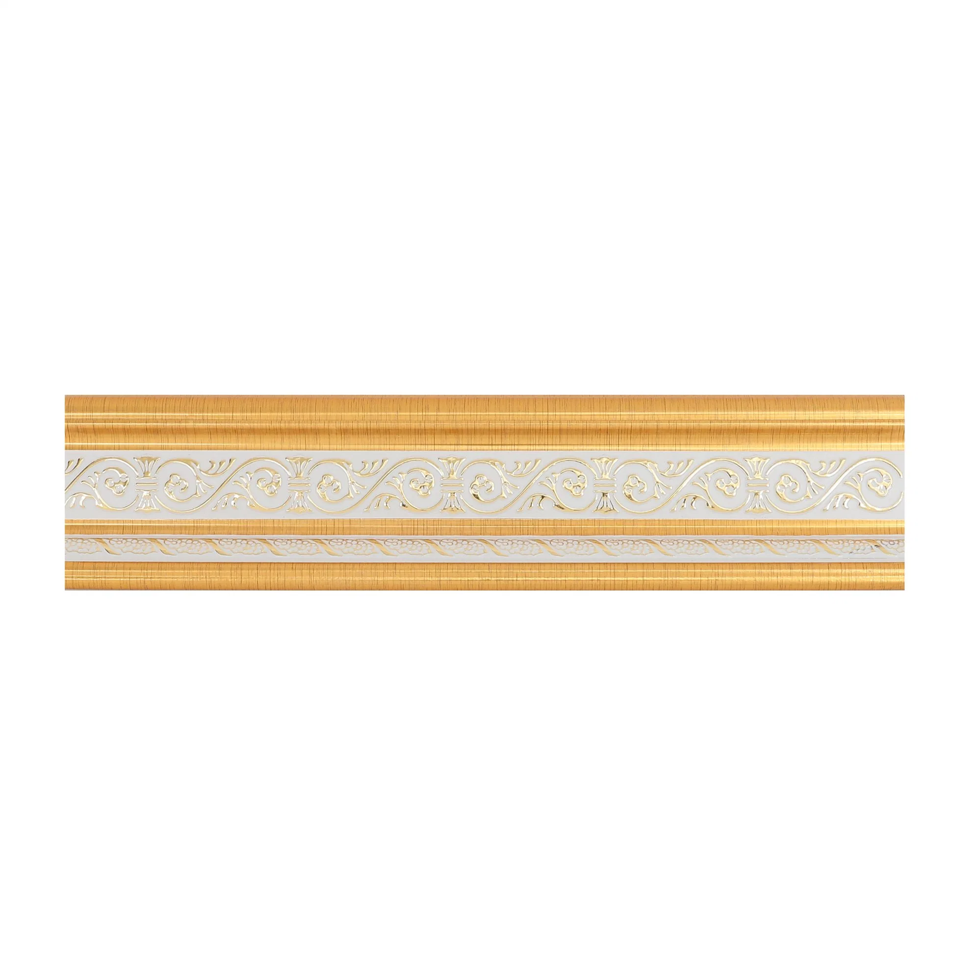 Wangbin Easy to Install Muslim Style Golden Color Crown Moulding PS Corner Moulding