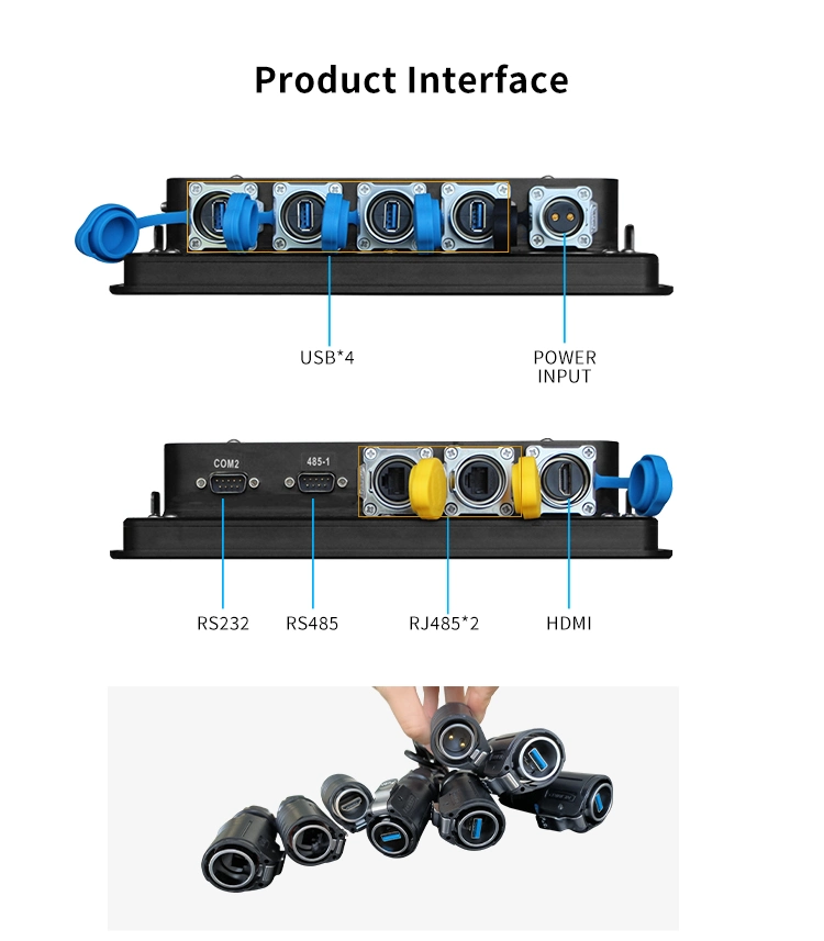 1280*800 16: 10 Wide Temperature Embedded Touch Screen Panel PC Industrial Display Monitor Kds Kitchen Display System