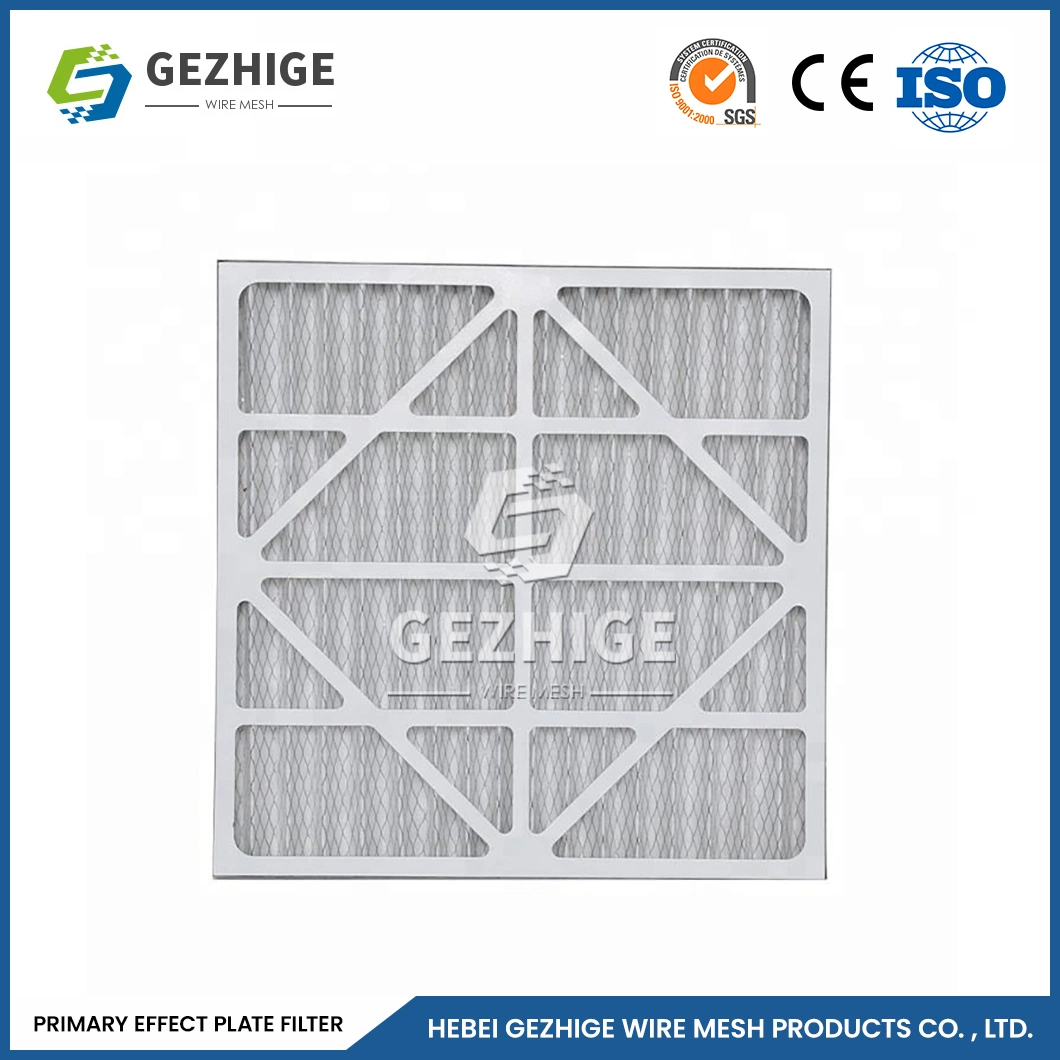 Gezhige G4 Filter Plate Wholesale/Supplierr Custom Folded Coarse Filter China 100 Psi Working Pressure Primary Media Filter