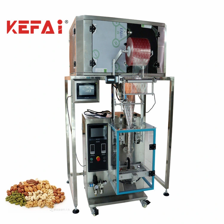 Kefai Automatic Vertikal Small Stick Beutel Salz/Bohnen/Gewürze/Masala/Zucker/Tee/Popcorn/Kaffee/Nüsse/Chips Snack Bag Lebensmittel Verpackung Verpackung Füllmaschine