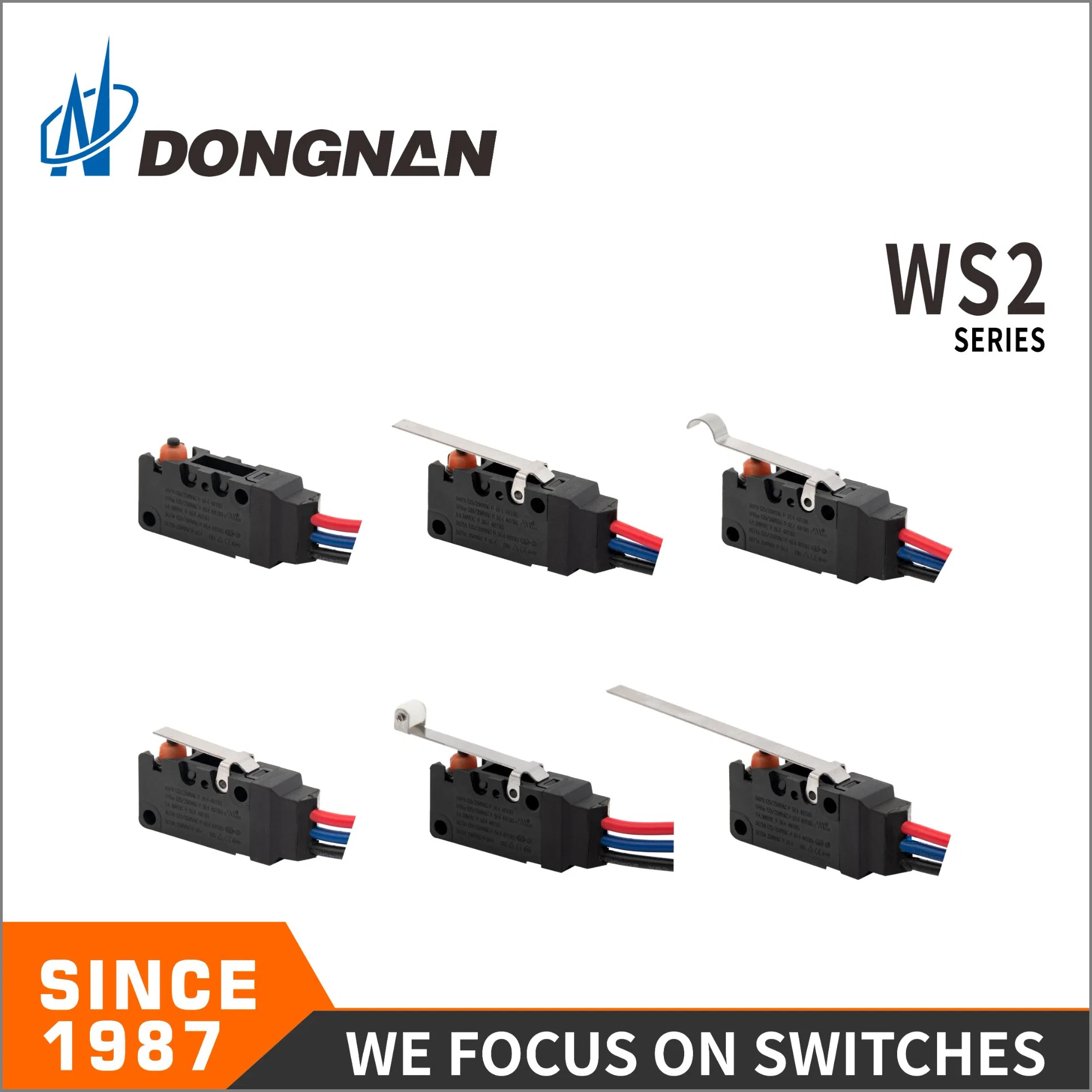 Automobile Office Machine Waterproof Micro Switch Ws2 Wholesale/Supplier Manufacturers