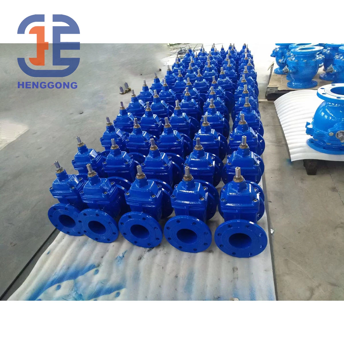 API/ANSI/DIN/BS Electric Cast Iron Gg25 Ggg40 Industrial Wedge Soft EPDM Seat Flange Gate Valve with Handwheel