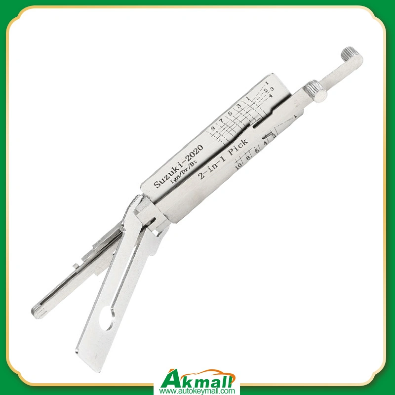 Original Lishi Suzuki 2020 IGN/Dr/Bt 2-in-1 Auto Lock Pick &amp; Descodificador