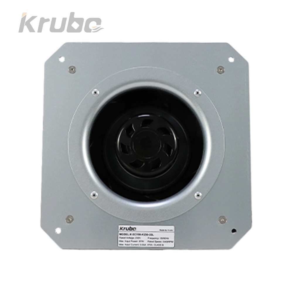 Ventiladores centrífugos 190mm EC con curvas hacia atrás, rodamiento de bolas, (K-EC190-K230-33)