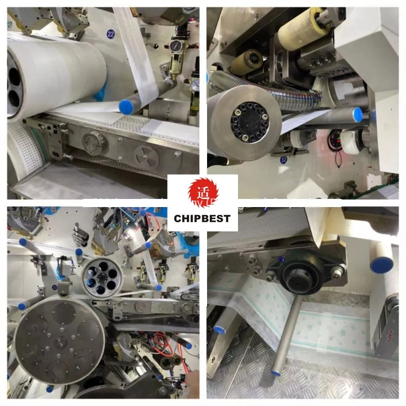 Competitive Price Used Fully Semi Automatic Sanitary Napkin Pad Making Machine Second Hand Napkin Production Line