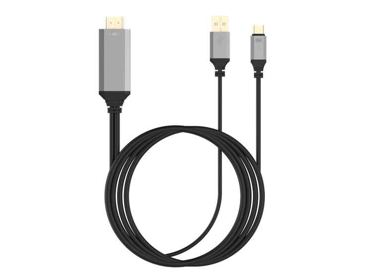 6.5FT Mhl Tipo USB de 4K-C de la UHD HDMI Cable