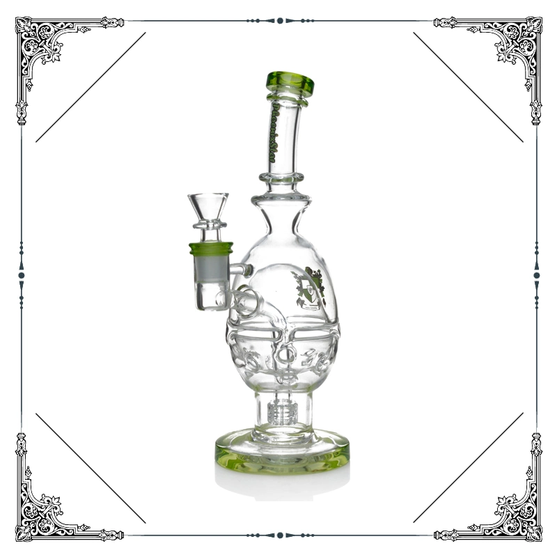 Wholesale 9.5 Inches Phoenix Star Showerhead Perc Glass Pipe Hookah Hand Blown Smoking Water Pipe Factory