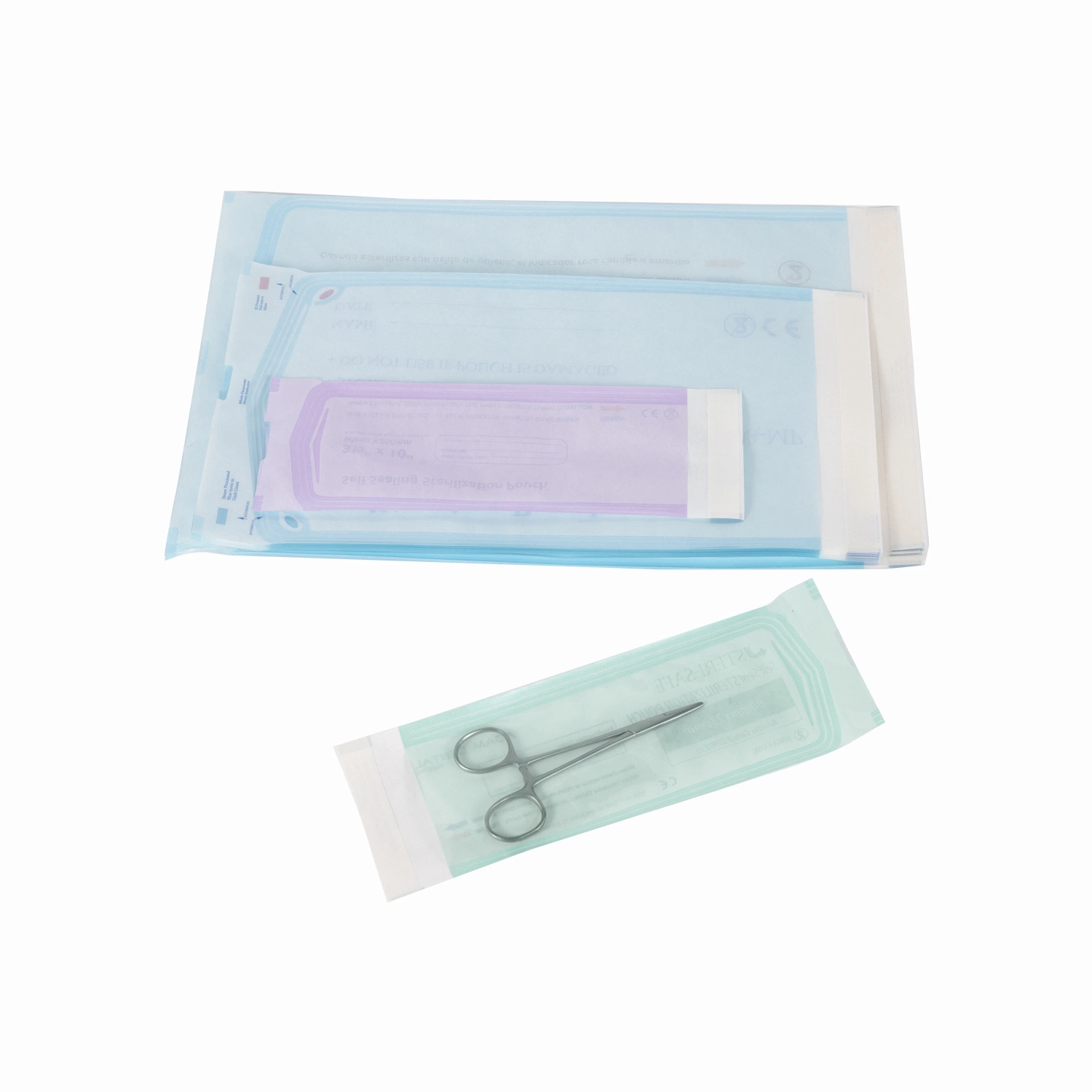 Medical Sterile Bag Dental Packaging Peel Pack Self-Seal Sterilization Pouch