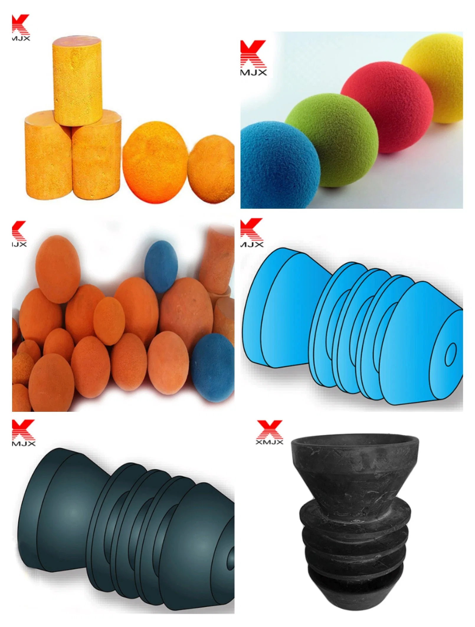 High quality/High cost performance  Pipe Cleaning Rubber Sponge Balls Hard Ball 150mm