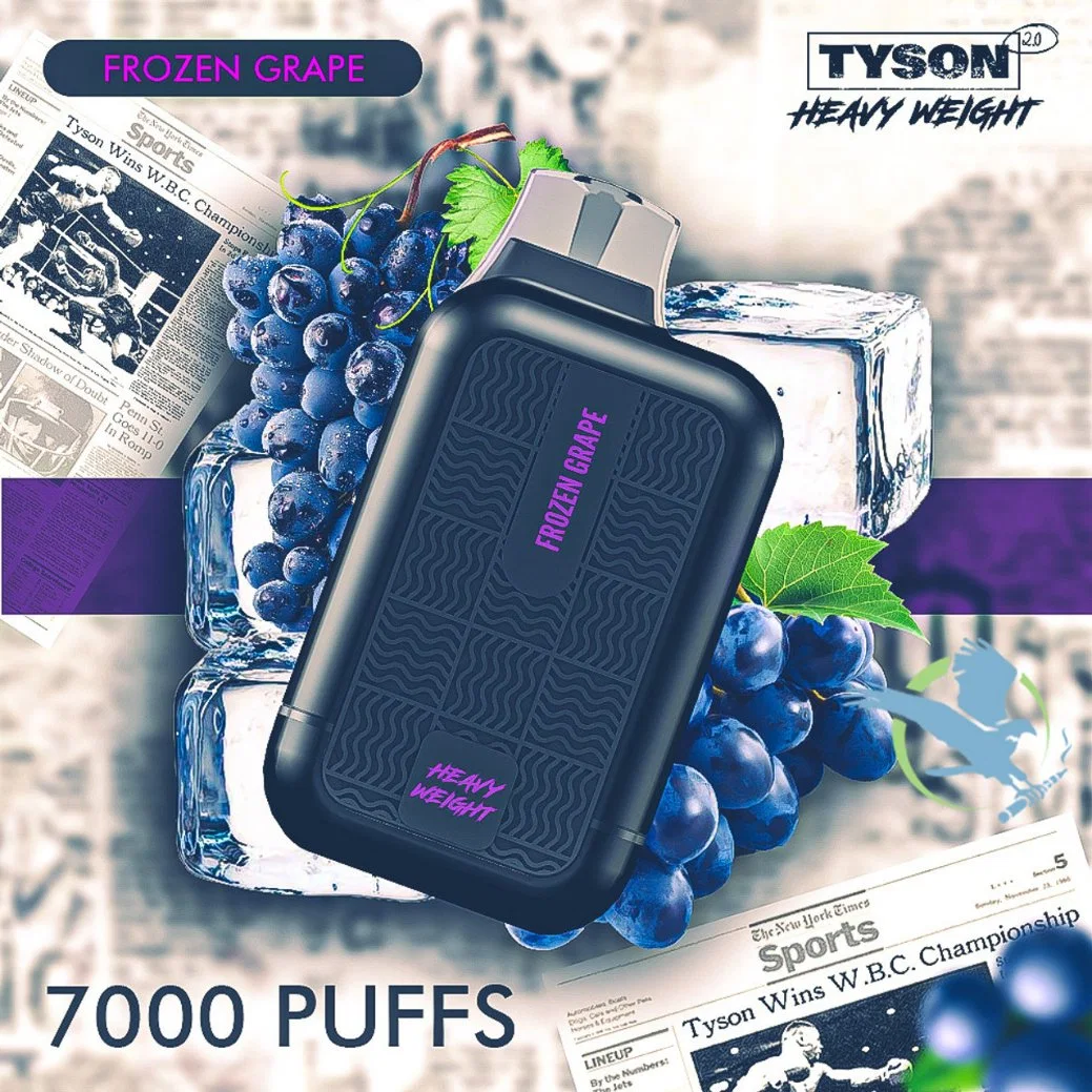 2023 Vente à chaud produit exquis choix de saveurs multiples Vape jetable Tyson 2.0 7000 Puffs Wholesale I Vape Vape Pen