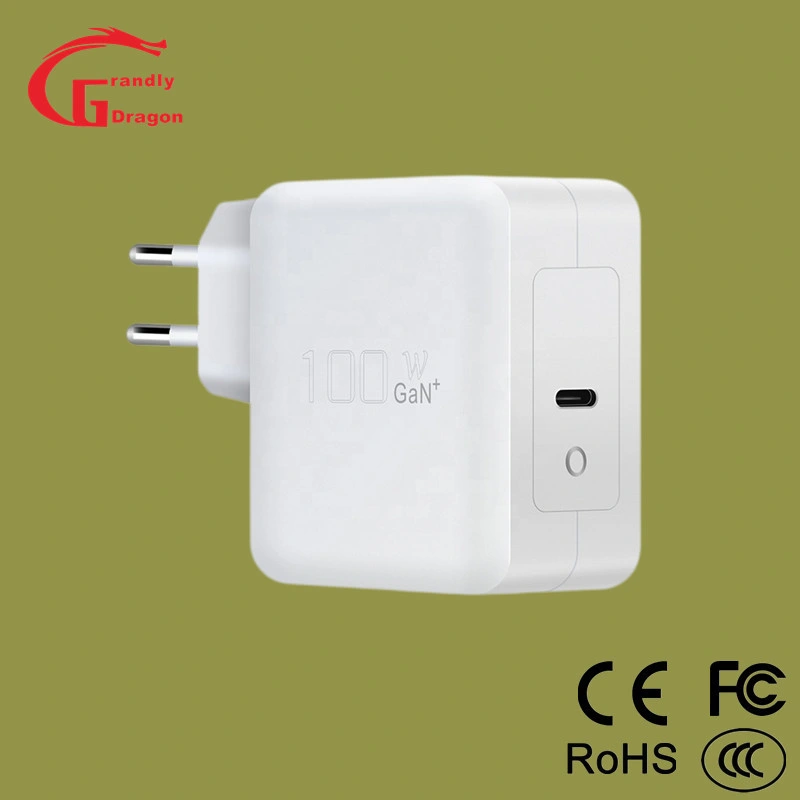 OEM ODM Products GaN Charger 100W USB Type C Pd Fast Wall Charger with Quick Charge for Smartphone Laptop