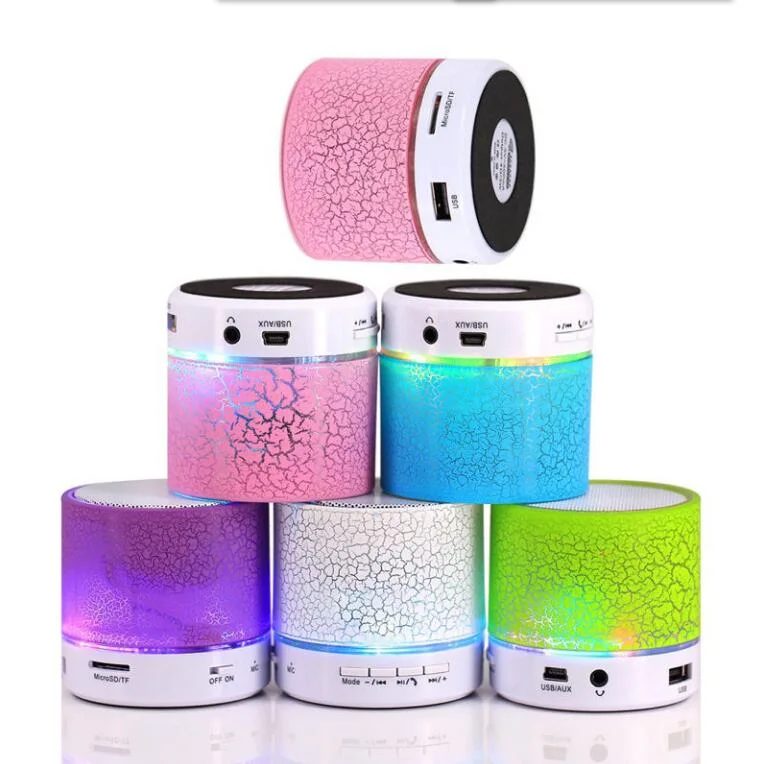 LED Mini Portable Wireless Bluetooth Speaker A9 TF USB Music Sound Subwoofer Box