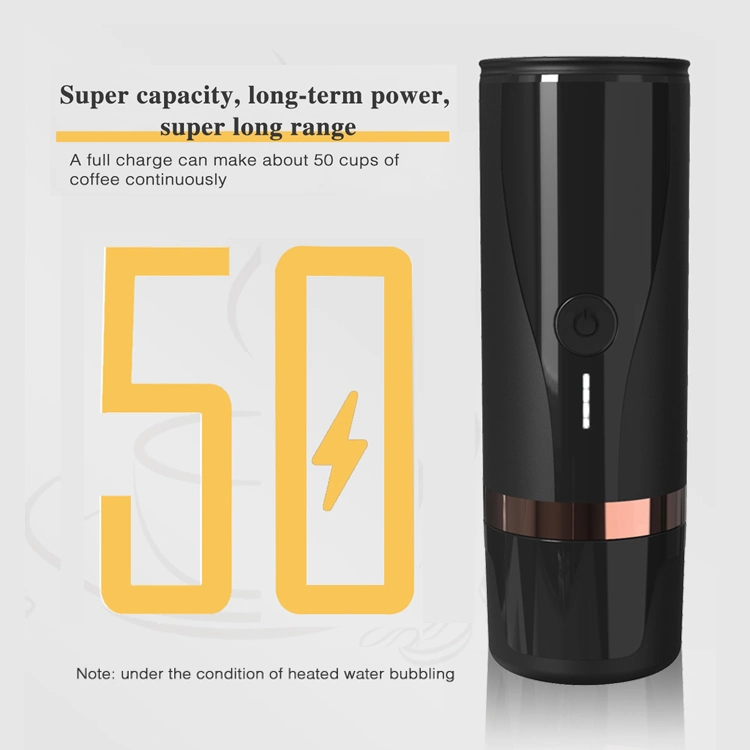 Customized Logo Electric Travel Car Portable Heating Function Coffee Grinder Maker with USB