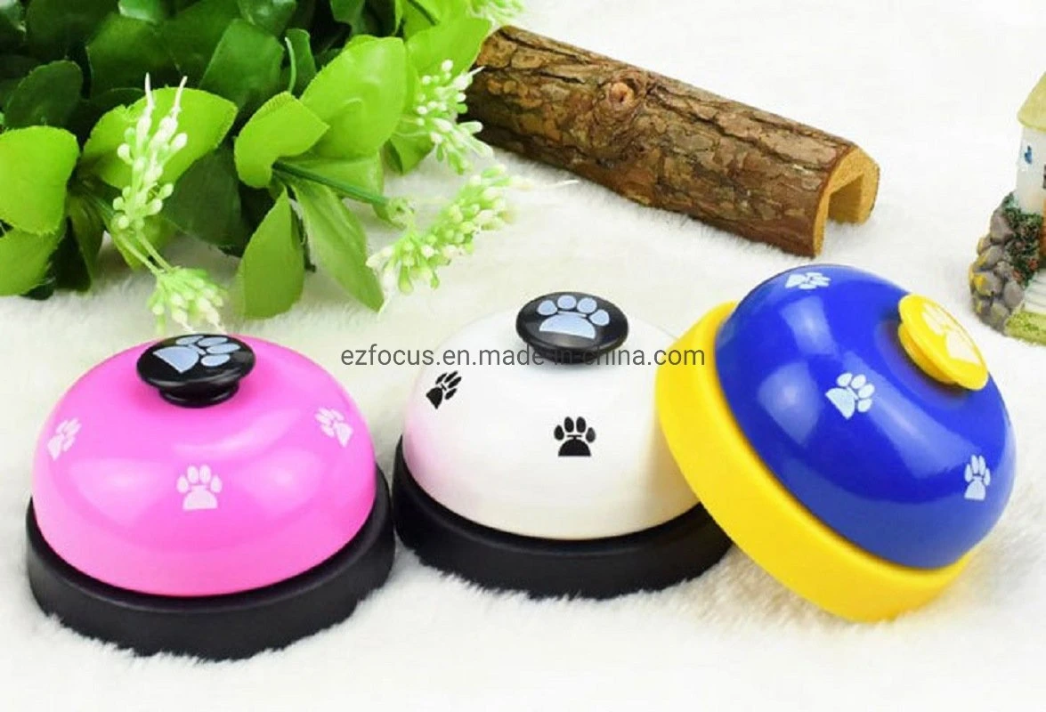 Pet Training Bells, Dog Puppy Pet Potty Training Clock, Communication Device Cat Interactive Toys, Puppies Kitten Door Bell Clicker with Non Skid Base Wbb16600